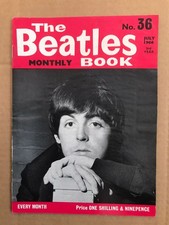 The Beatles Book Monthly Magazine - Original 1960s Issue - no.36 July 1966
