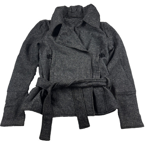 Vintage belted wool jacket - vintage,