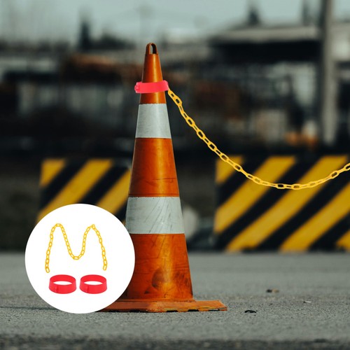 Chain links traffic cone - chain,