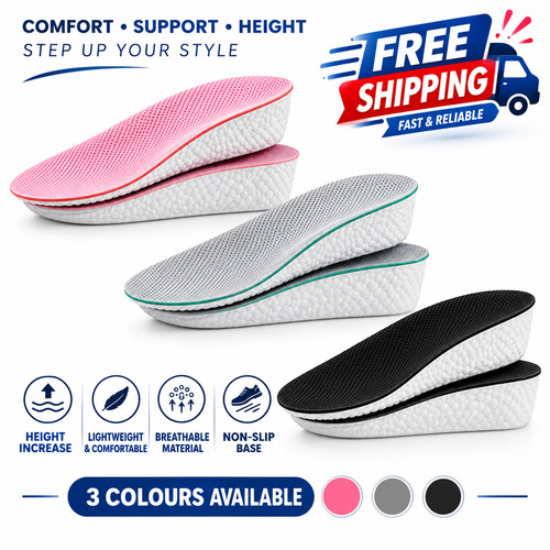 Height increase insoles - insoles, men