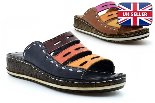 Womens leather sandals ladies - leather,