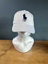 Polo Ralph Lauren Cap Hat One Size Fits Most New w/ Tags Leather Strap Big Pony