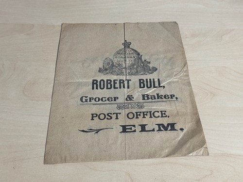 Vintage robert bull - bull, grocer
