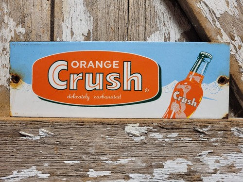 Vintage orange crush - crush, porcelain