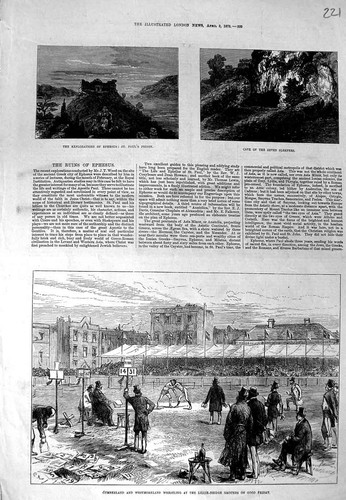 Original old antique print - antique,