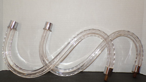 Pair huge vintage crystal - vintage,,