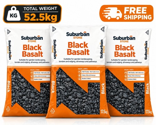 5kg black basalt - 17.5kg,