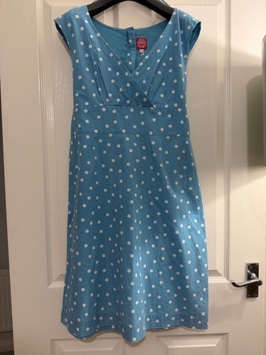 Joules blue white polkadot - blue, &