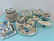 Antique English Fine China Dinner Set - Mason’s Regency