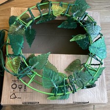 IKEA Skina Hanging Ivy Green Lights Wreath Garland Chandelier In Box 