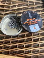 BSA VINTAGE PYLARM PELLETS TIN SOME CONTENTS NO.2 .22 MADE IN ENGLAND