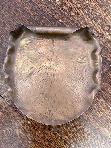 Antique copper crumb tray - antique,