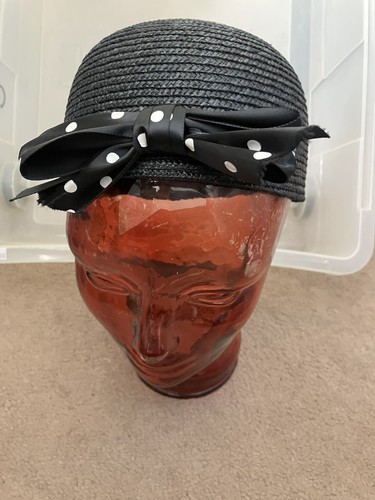 Vtg 80s mondi black - black, straw