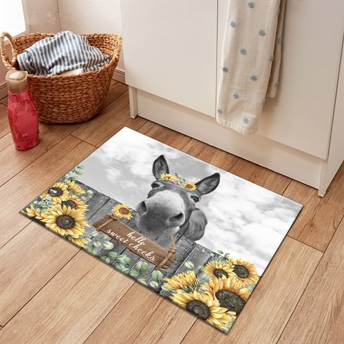 Yellow sunflower funny - funny, donkey