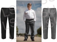 Boys Plus Fit Half Elasticated