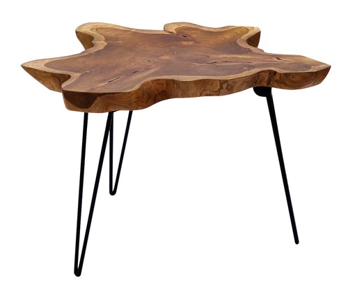 Teak wood folding table - table, coffee