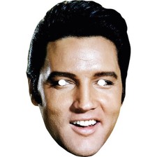 Elvis Presley Retro Celebrity Card Party Face Mask - Ready To Wear - Fancy Dress
