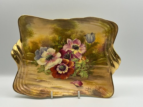 Vintage hand painted signed