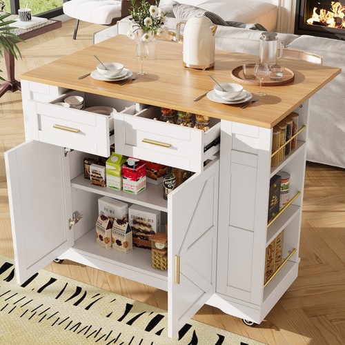 Kitchen island wheels - kitchen, on