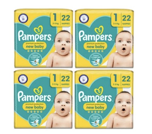 Pampers new born baby - pampers, 1