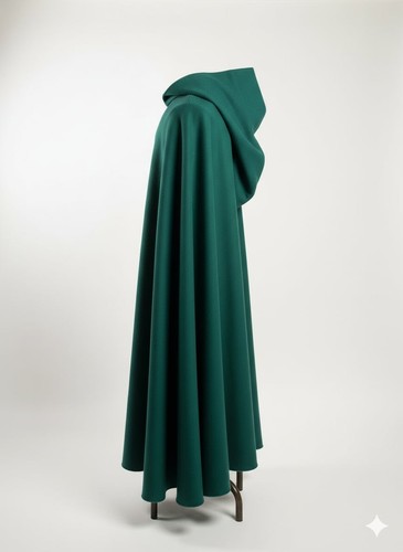 Medieval hooded cloak cape - medieval,