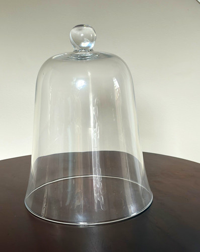 Clear glass dome bell - dome,