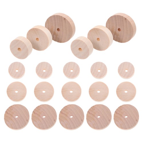 30pcs wooden wheels for - wheels,