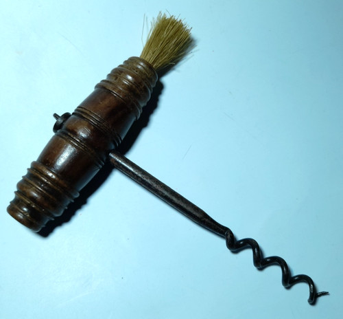Antique corkscrew turned - antique, corkscrew,
