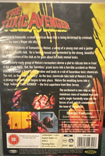 Troma the toxic - avenger, dvd