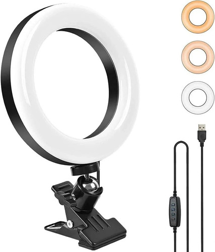 Led ring light clip laptop - light,