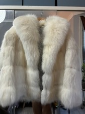 Vintage Real White  Fox  Short