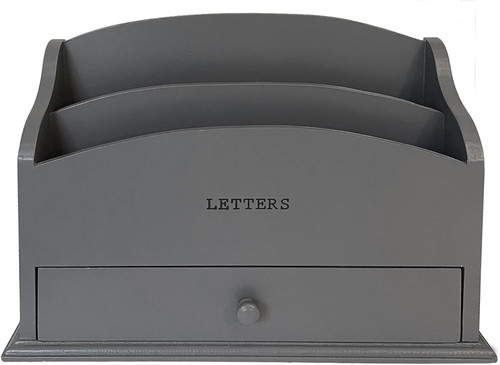 Letter rack wooden - letter, holder