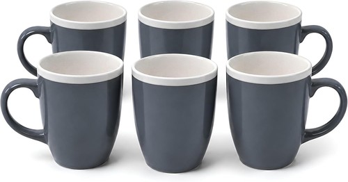 Coffee mugs set ceramic - mugs, 6