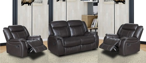 Dark brown leather gel - dark, 3