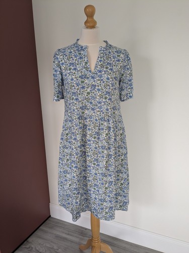 Women blue flowery summer - blue,