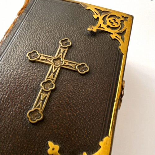 Leather bound christian - leather,