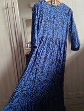 Zara Cobalt Blue Black Animal
