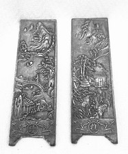 PAIR OF ANTIQUE CHINESE SCROLL