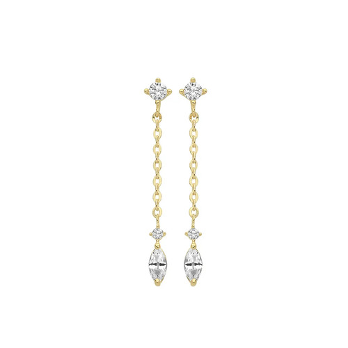 Drop earrings 9ct - drop,