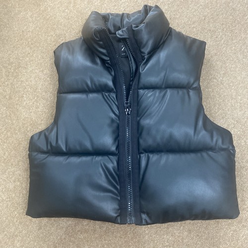 Zara black puffer - zara, gilet