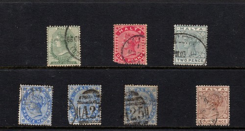 Malta 1883 set 2d - set, 4d
