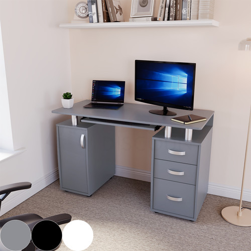 Drawer computer desk - desk, home