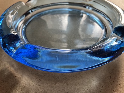 Vintage murano blue glass - murano,