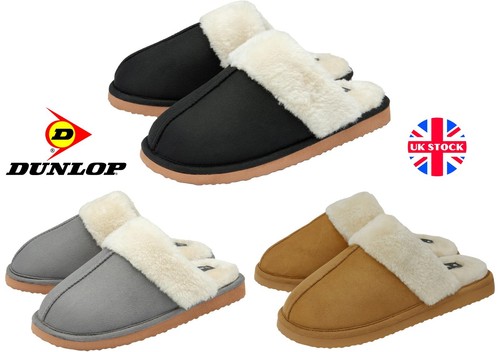 Ladies womens dunlop slippers - ladies,