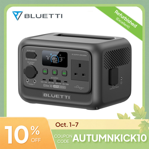 Bluetti elite 288wh 600w - bluetti, 30