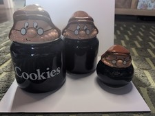 Tetley Tea Cookie Jar Set. 3