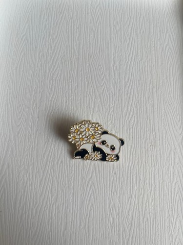 Panda enamel pin - enamel, badge