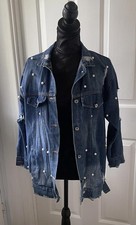 QED Size S Distressed Denim