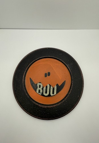 Halloween wood plate primitive - wood,