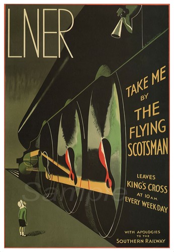 Vintage flying scotsman lner - flying,